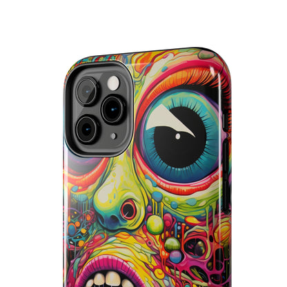 Trippy Hippie Acid Drop: Vibrant Swirls & Dazzling Colors | Tough iPhone Case