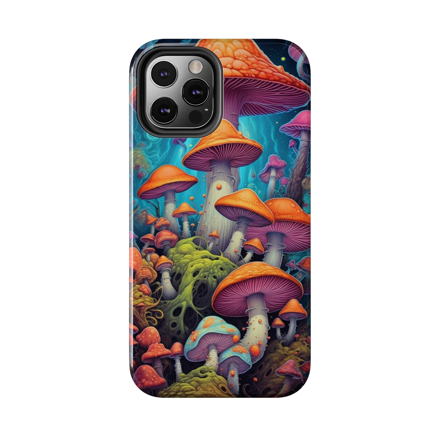 Trippy Magic Mushroom Tough iPhone Case | Embrace the Psychedelic Enchantment