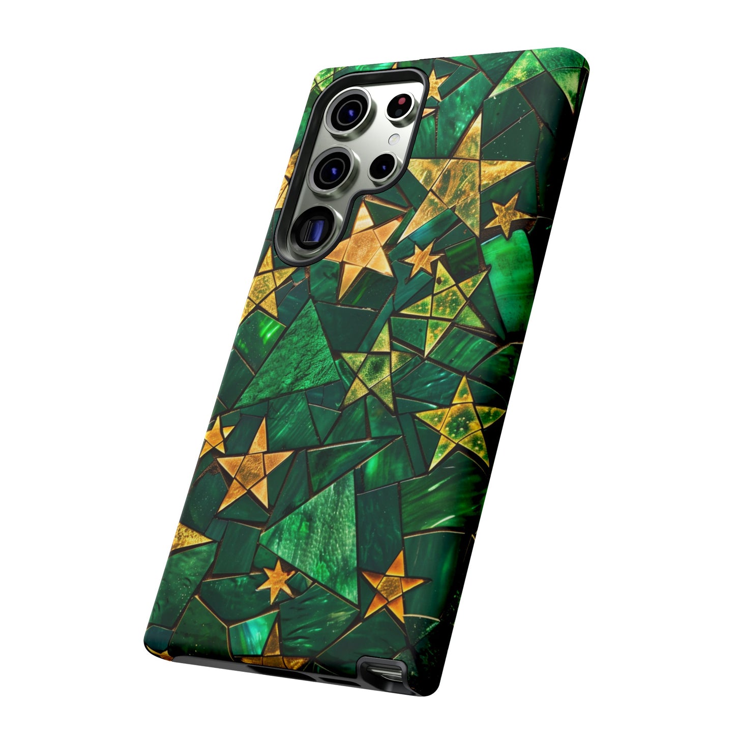 Green Celestial Stained Glass Mosaic Phone Case