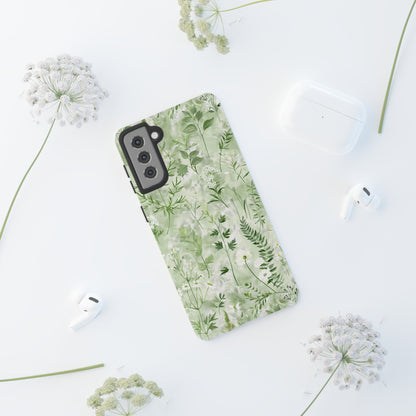 Floral Sage Green Wildflower Phone Case