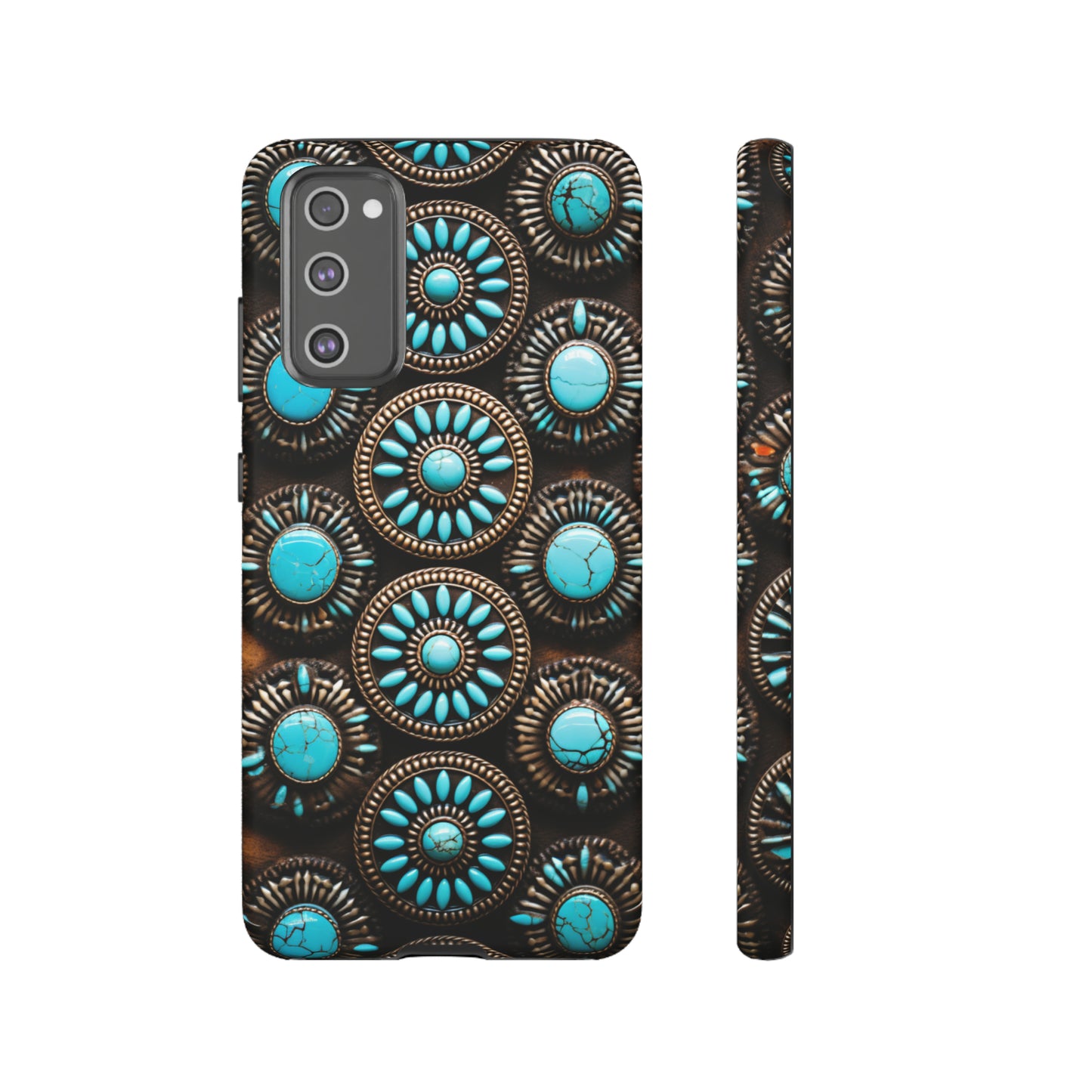 Vintage Navajo Native American Turquoise Concho Phone Case