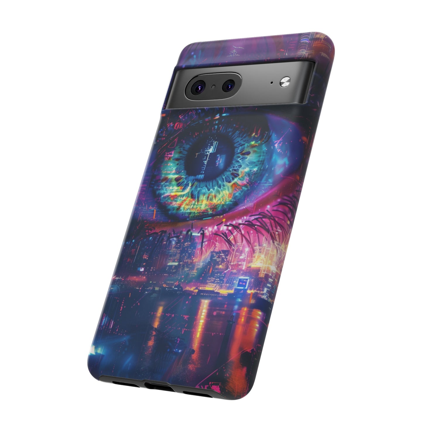 Eye of the Beholder Cyberpunk Art Phone Case