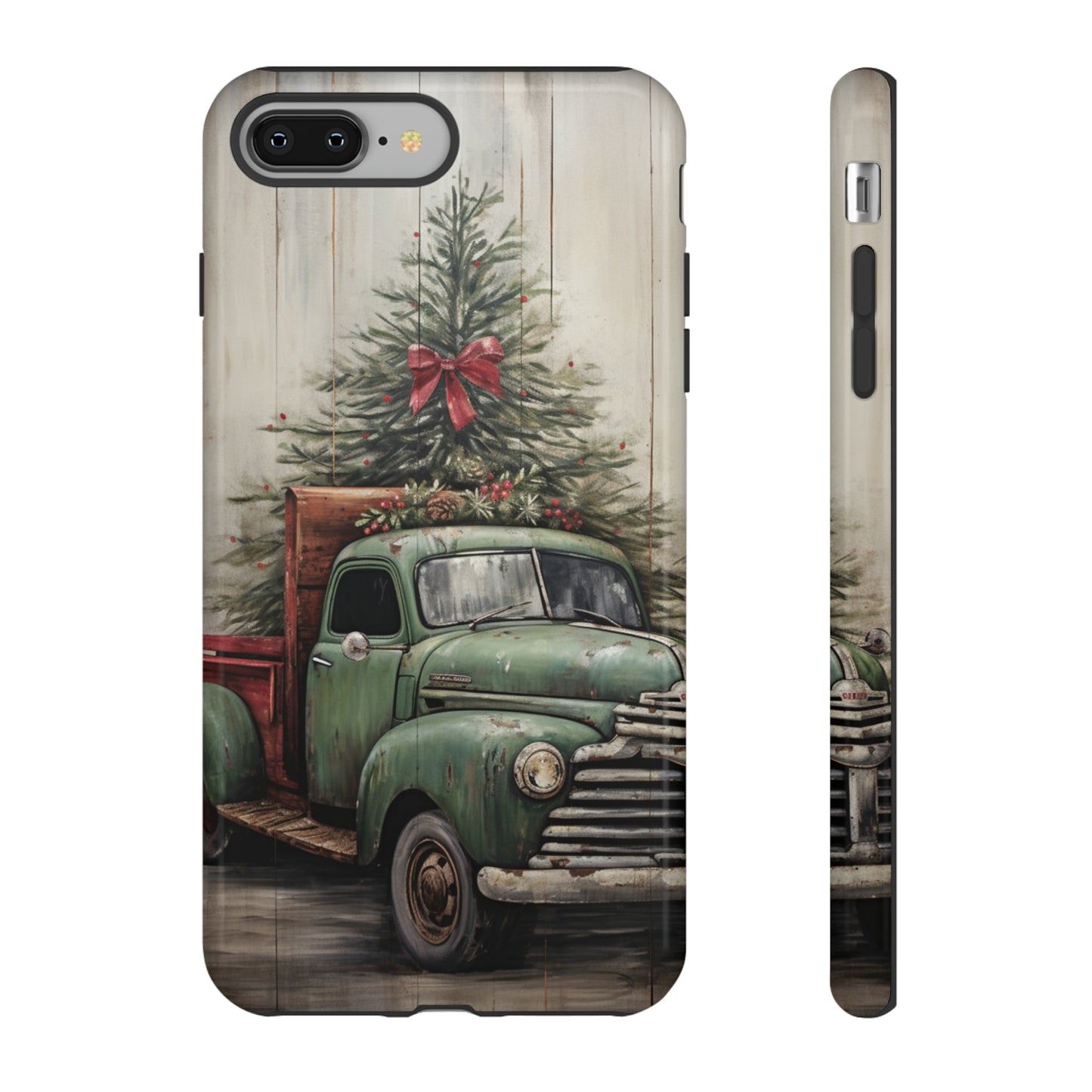 Christmas Pickup Truck Phone Case for iPhone