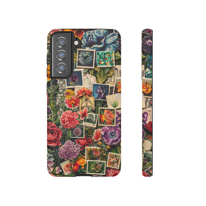 Vintage Floral Stamps Phone Case