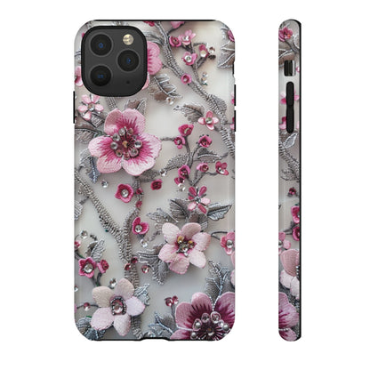 Coquette Aesthetic Floral Art iPhone 12 Case