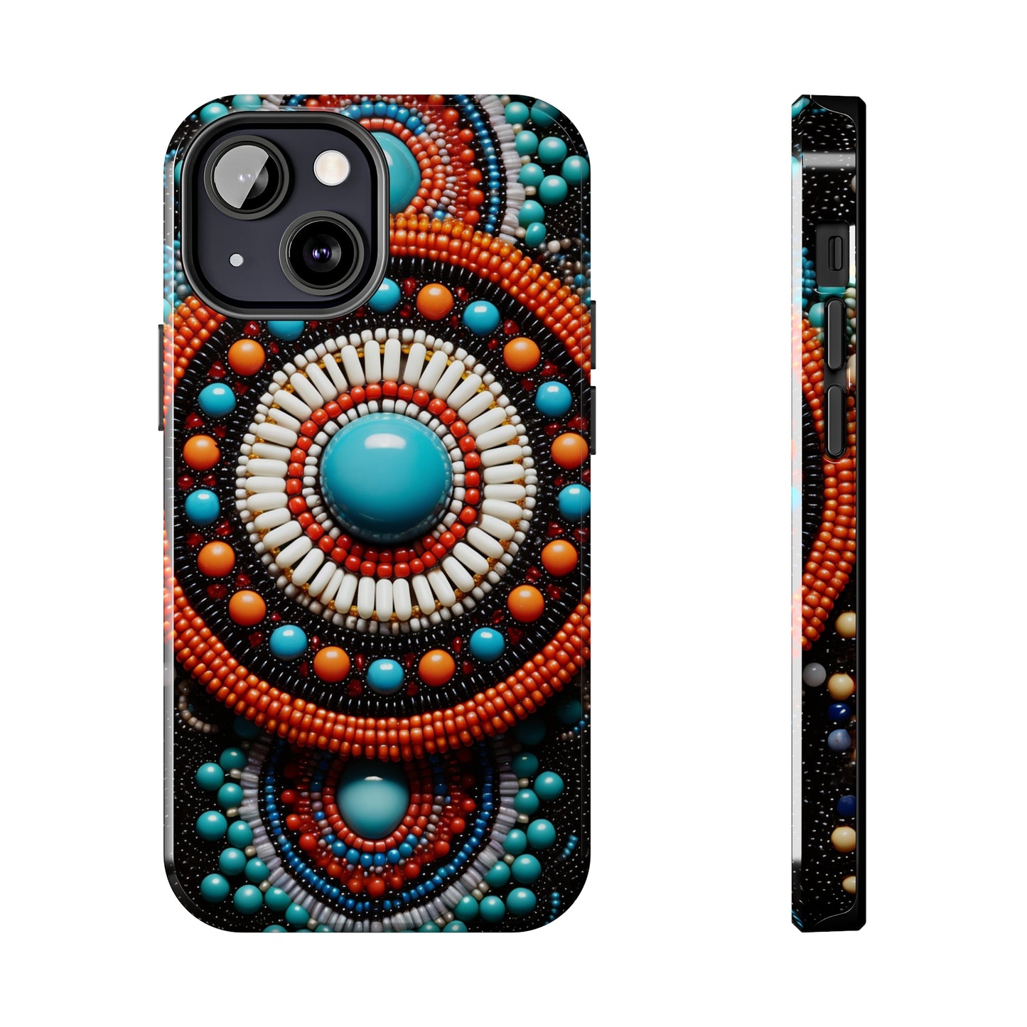 Native American Beadwork iPhone Case | Embrace Traditional Craftsmanship with Artistic Elegance