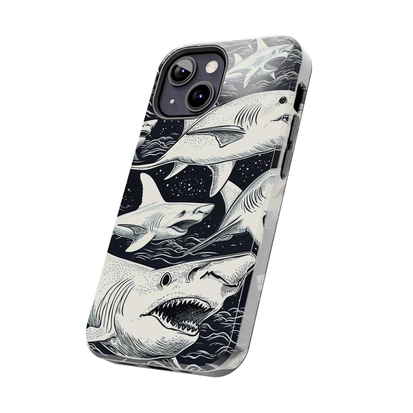 Shark Design | Swimming with the Sharks Aquatic Adventure iPhone 13 Case