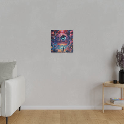 Journey of the Minds Eye Psychedelic Art | Vibrant Stretched Canvas Print