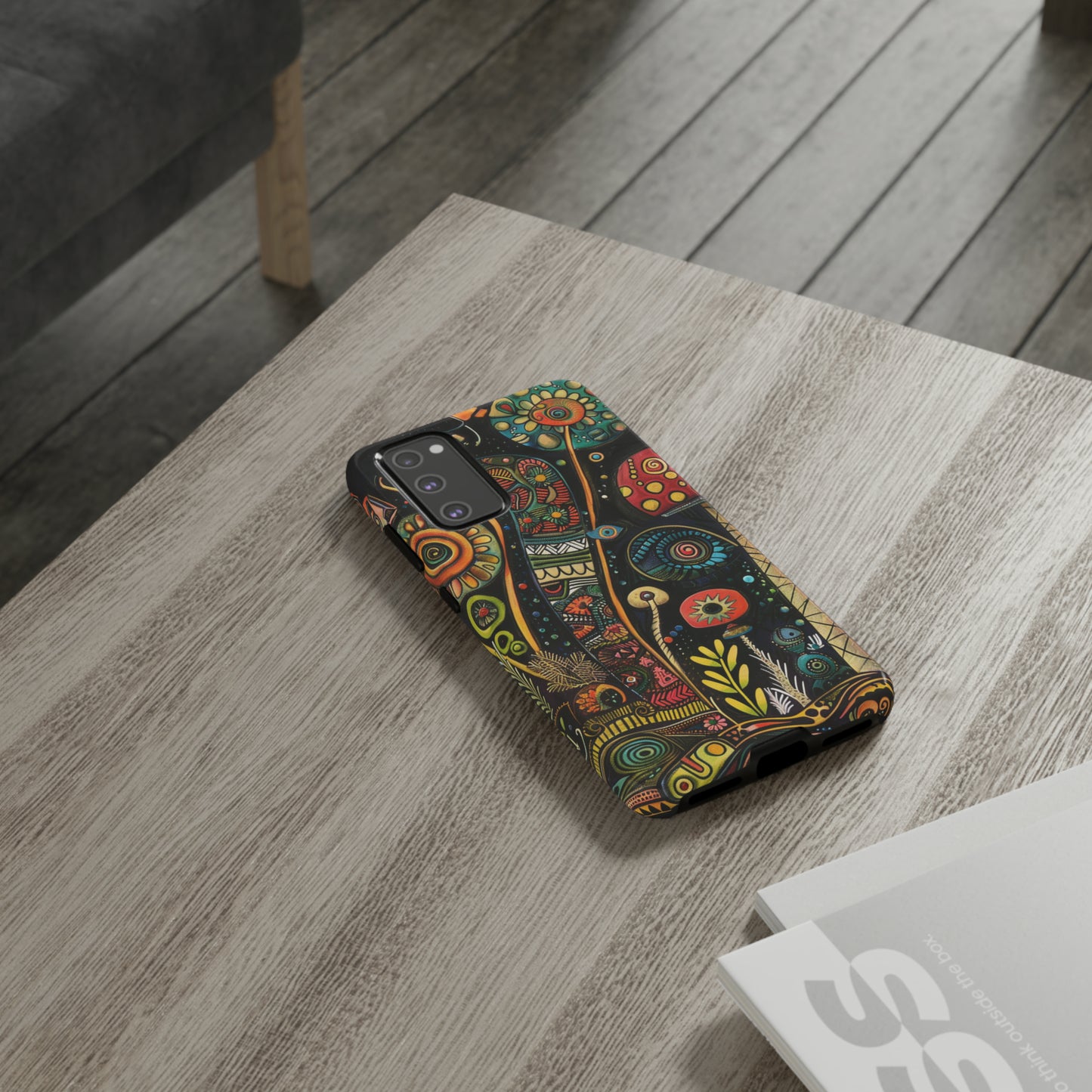 Retro 1960s Psychedelic Flowers Phone Case