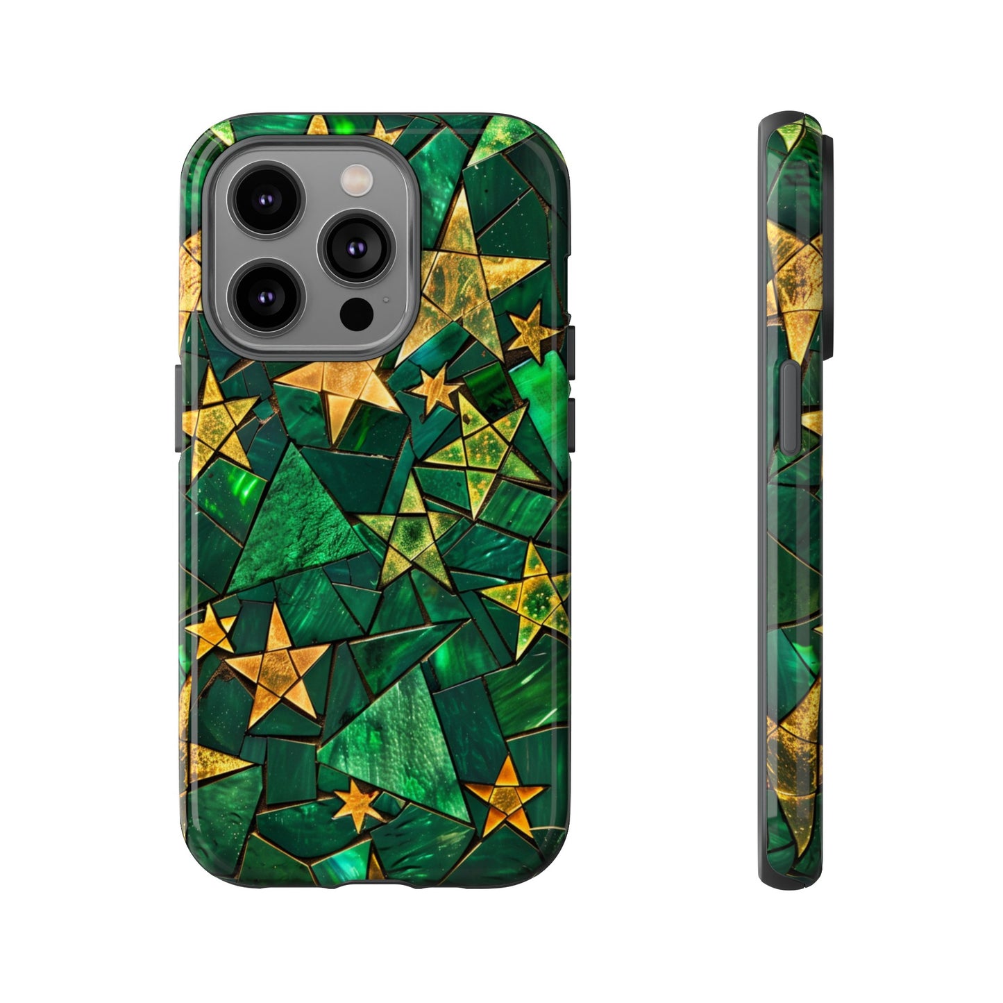 Green Celestial Stained Glass Mosaic Phone Case