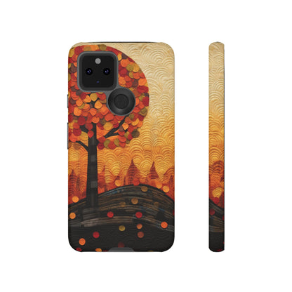 Autumn iPhone Case, Forest Embroidered Style Phone Case