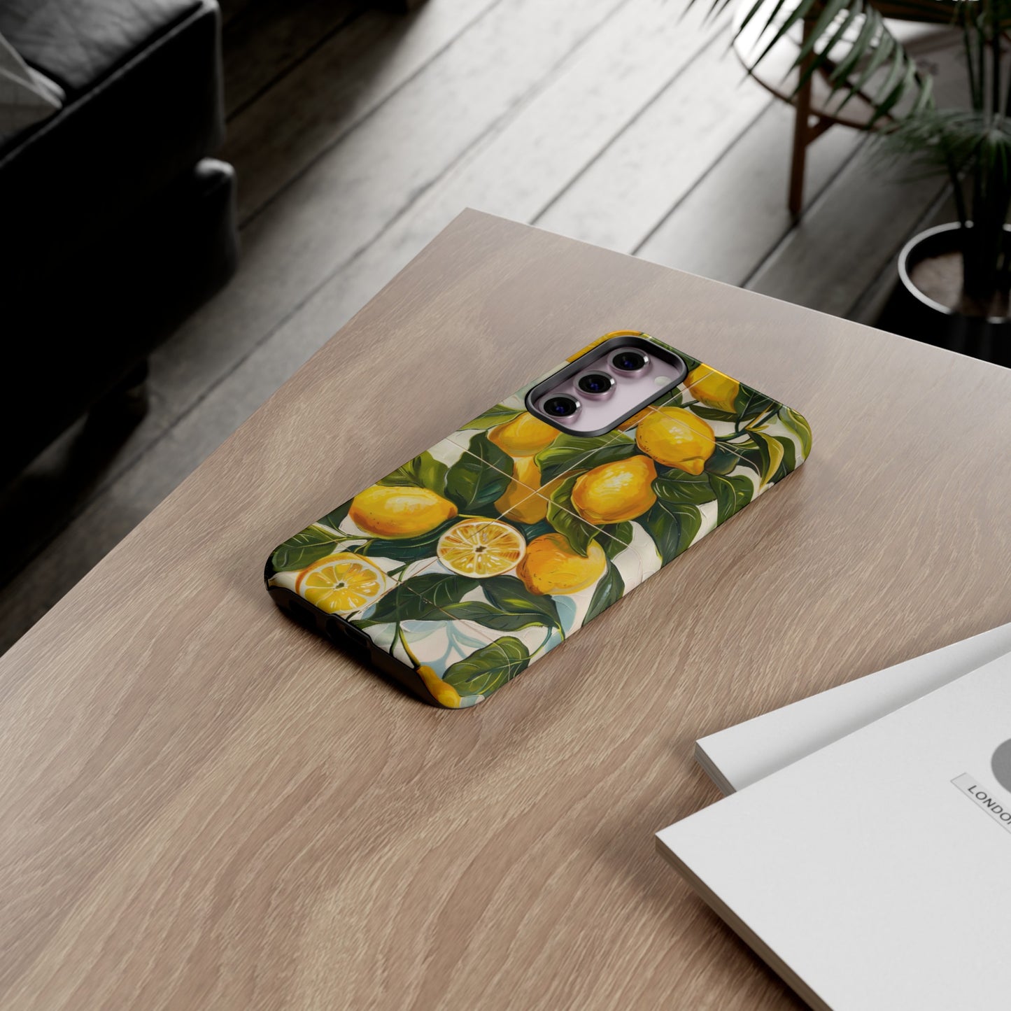 Mediterranean Lemon Italian Tile iPhone 14 Case