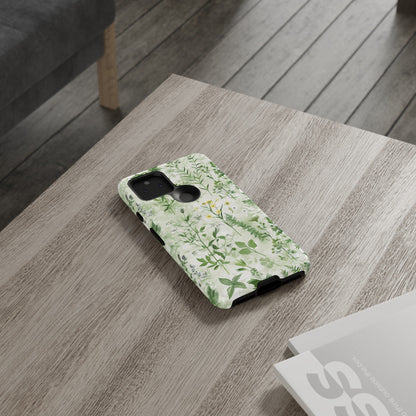 Floral Sage Green Wildflower Phone Case