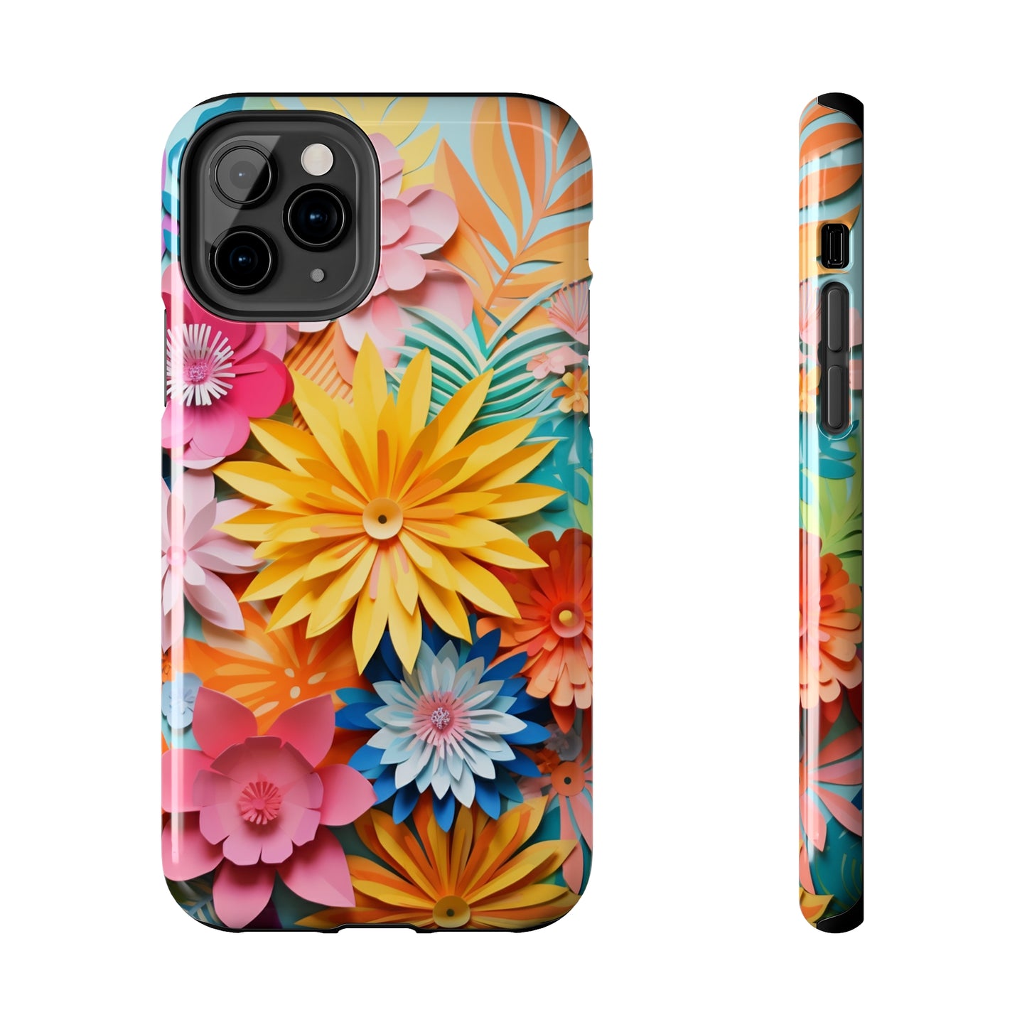 iPhone 12 Pro Max Artistry: Paper Floral Design – Crafted Elegance for iPhone 13 Pro and iPhone XR Enthusiasts