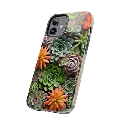 Succulent Desert Cactus Floral iPhone Case | Embrace the Beauty of Arid Elegance