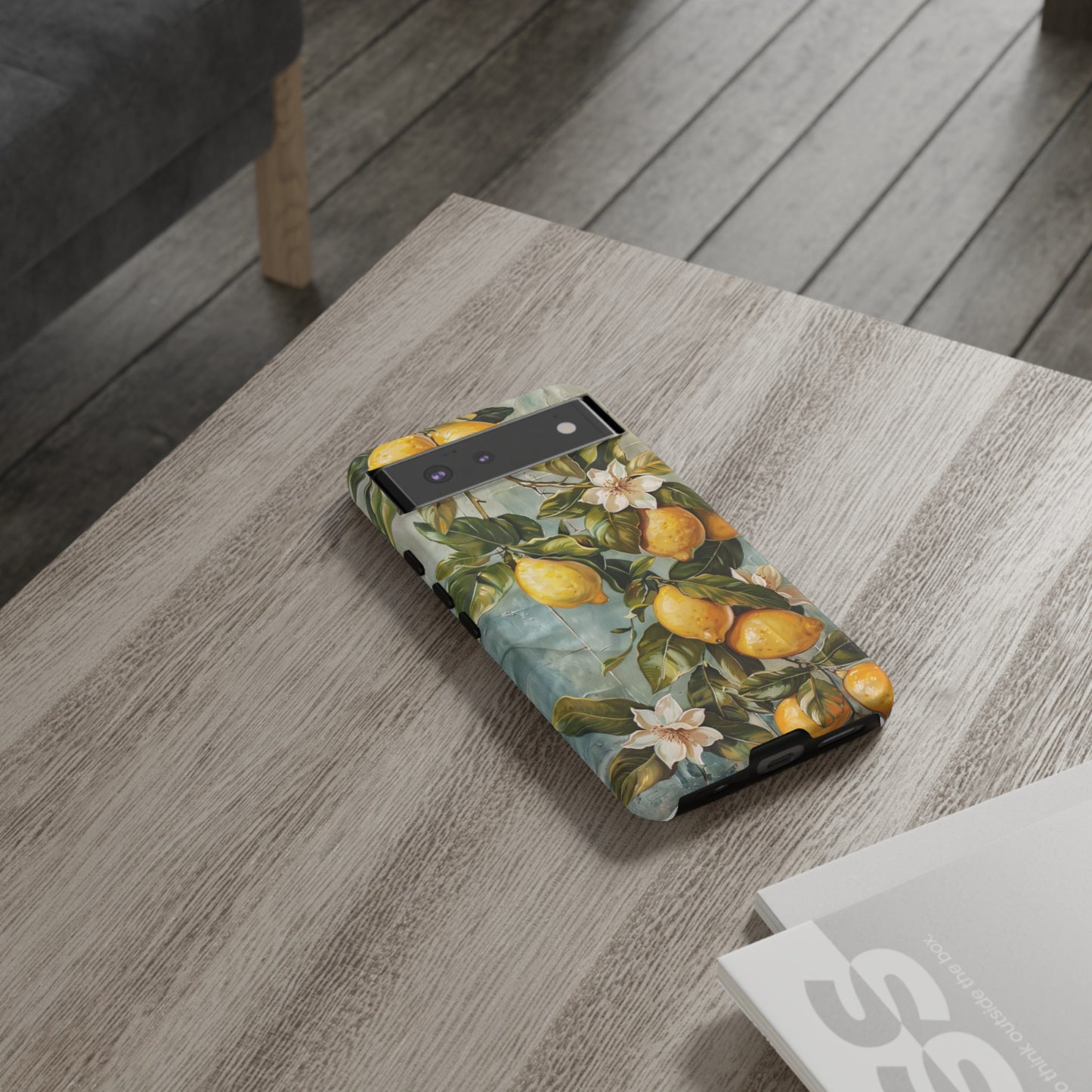 Mediterranean Lemon Tile Oil Painting iPhone 13 Case