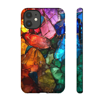 High-quality phone case with crystal design