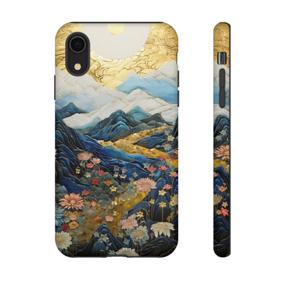 Chiyogami Floral Tough iPhone Case Japanese Boho