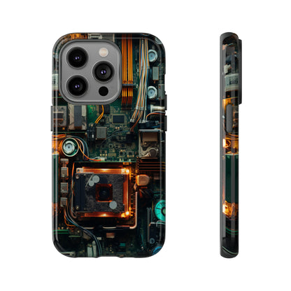 Circuit Board Themed Tough Phone Case