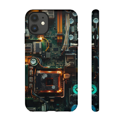 Circuit Board Themed Tough Phone Case