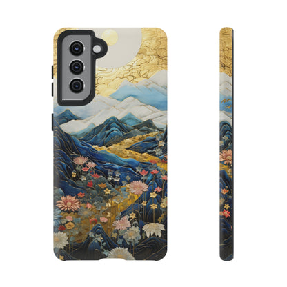 Chiyogami Floral Tough iPhone Case Japanese Boho