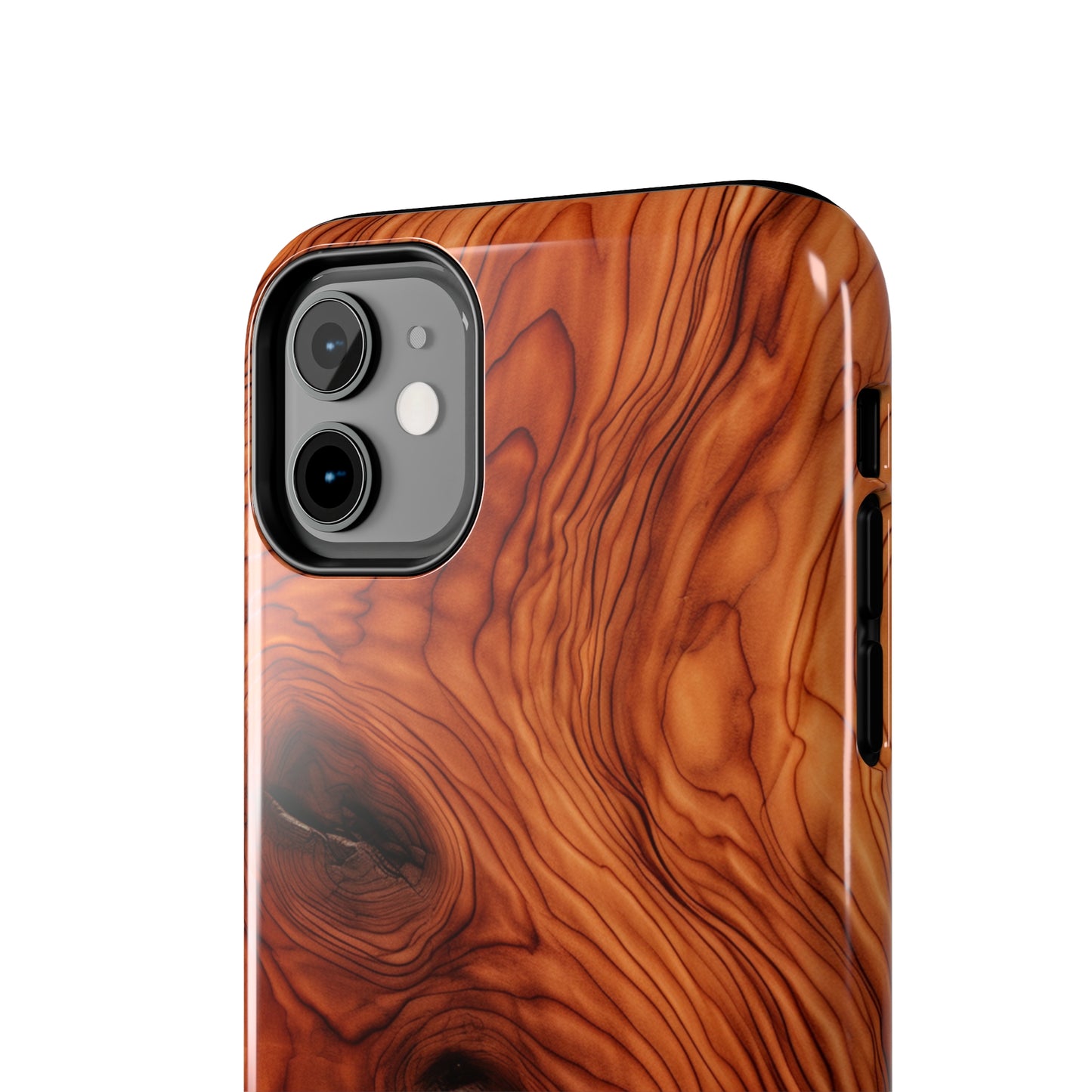 Elegant Timber: Faux Oak Wood Pattern | Dazzling Nature-Inspired iPhone Case