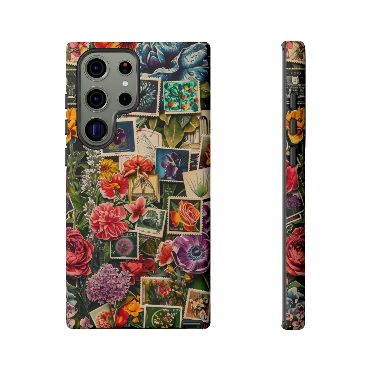 Vintage Floral Stamps Phone Case