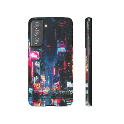 Cyberpunk Tokyo Cityscape Phone Case