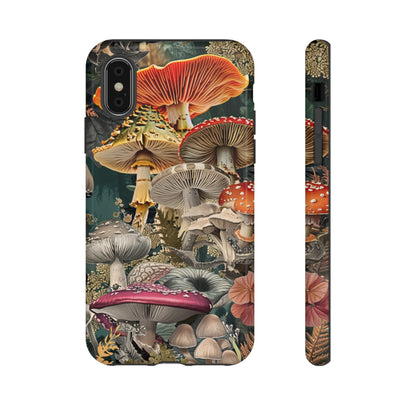 Vintage Illustration Mushroom Collage Phone Case