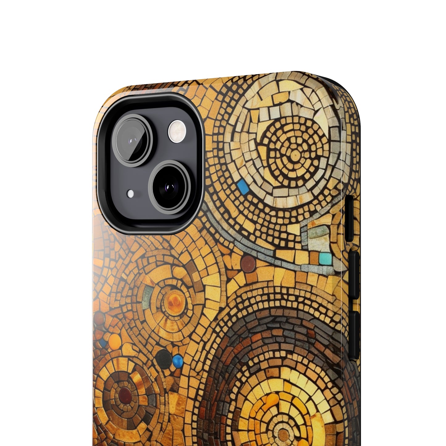 Golden Spiral Tile iPhone Case | Add Glamour and Elegance to Your Device