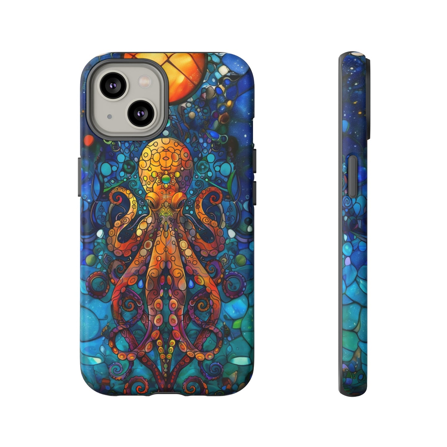 Octopus Stained Glass Undersea Magic Phone Case