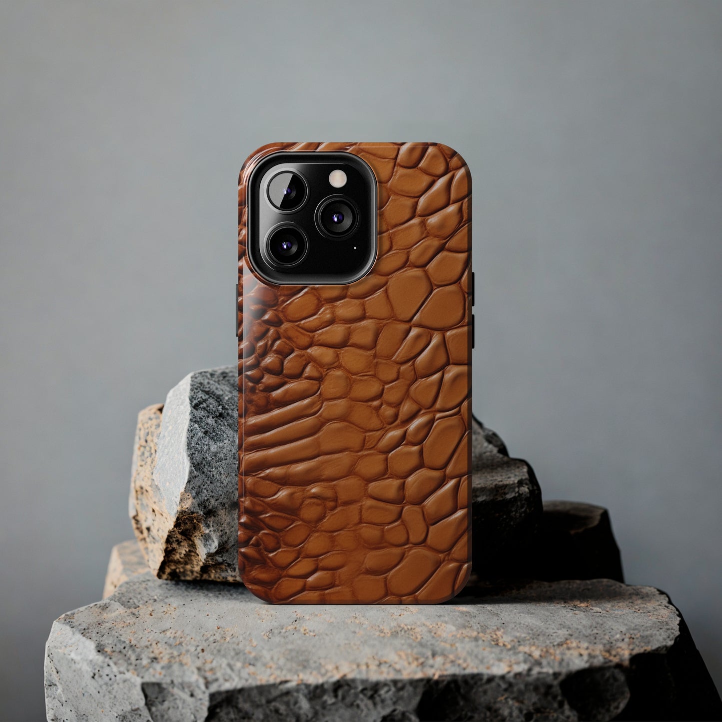 Faux Alligator Skin Textured look and style iPhone Case