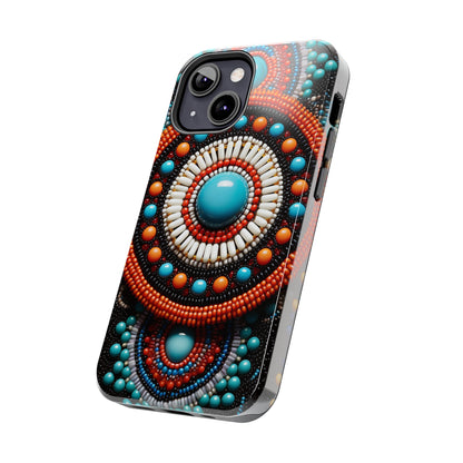 Native American Beadwork iPhone Case | Embrace Traditional Craftsmanship with Artistic Elegance