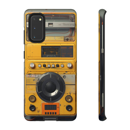 Cyberpunk Techno Gadget Walkman: Premium Phone Tough Case for iPhone, Samsung Galaxy, and Google Pixel