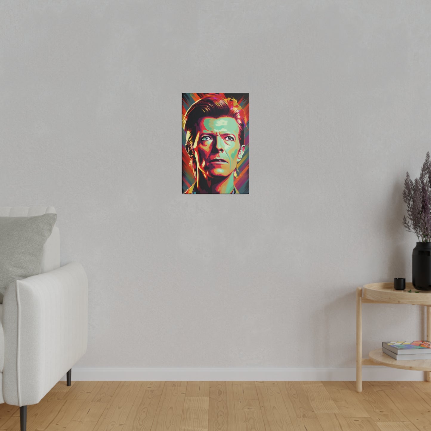 David Bowie Pop Art  | Stretched Canvas Print