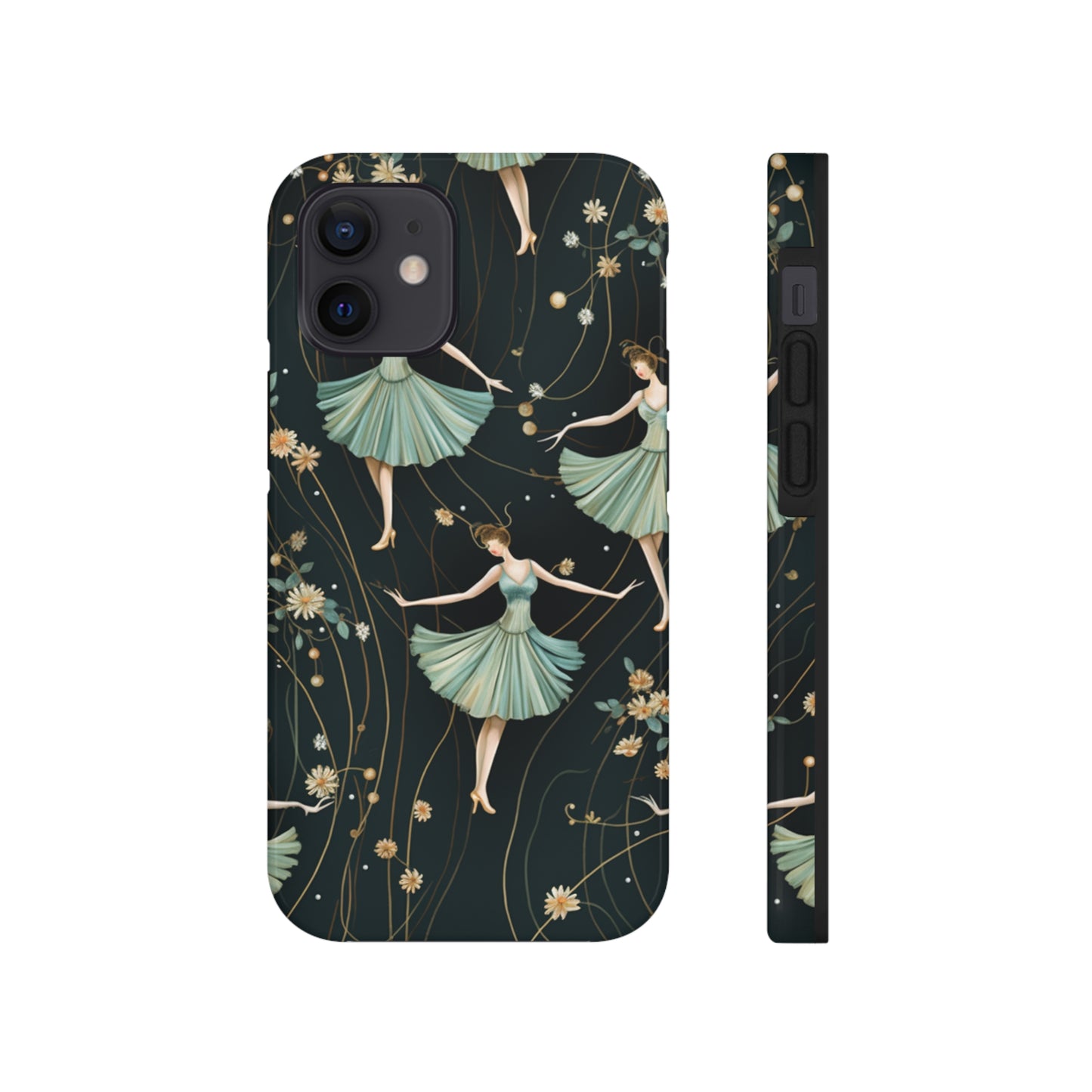 Vintage Style Dancing Ballerina iPhone Case | Embrace Elegance and Grace in Retro Charm