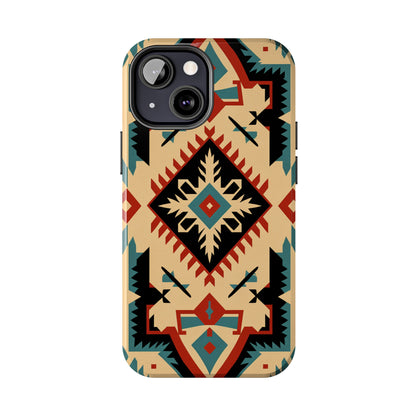 Native American Santa Fe Style Abstract iPhone Case