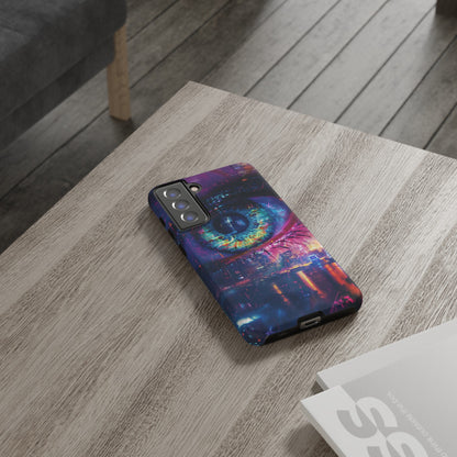 Eye of the Beholder Cyberpunk Art Phone Case