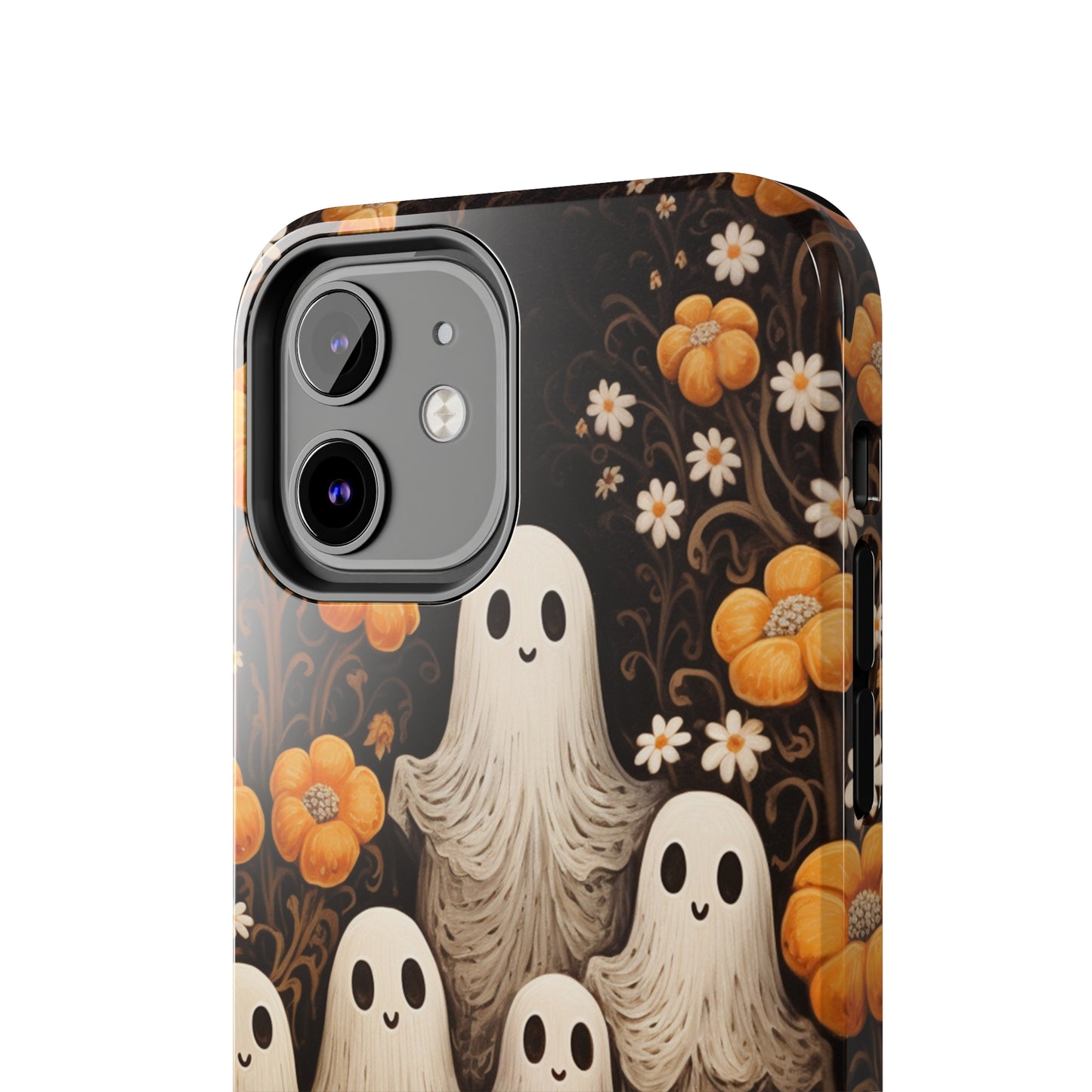 Ghostly Greetings: "Boo Trick or Treat" | Spooky Halloween Spirits iPhone Case