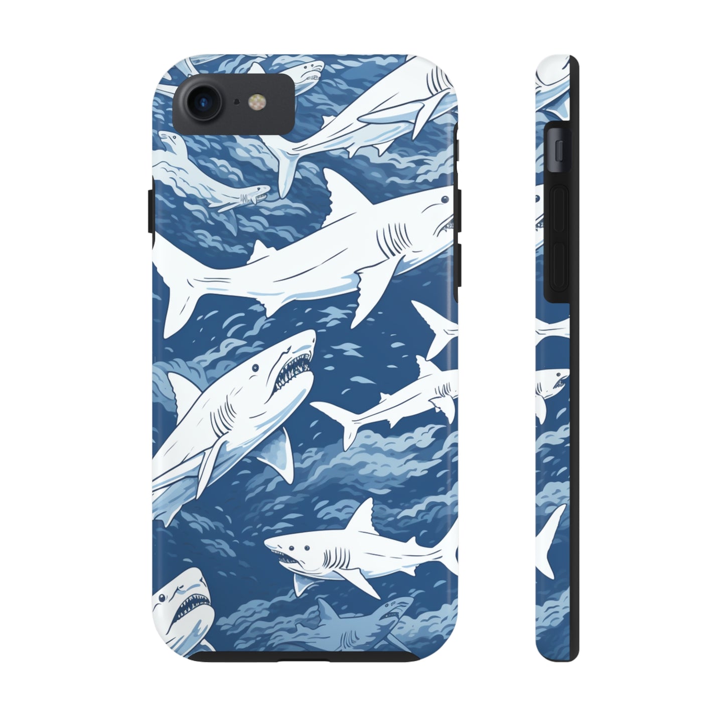 Shark Design: Dive into the Depths with an Aquatic Adventure iPhone Case