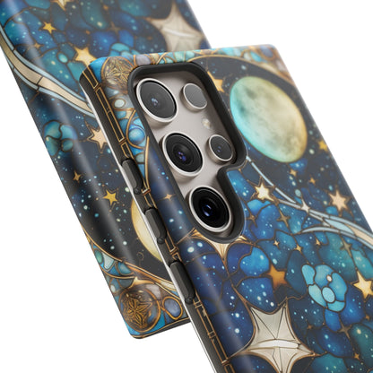 Boho Starry Night Stained Glass Artistry Phone Cover