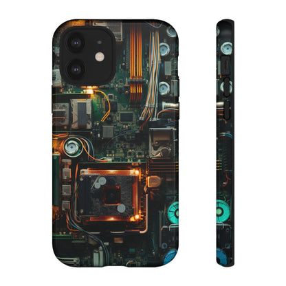 Circuit Board Themed Tough Phone Case