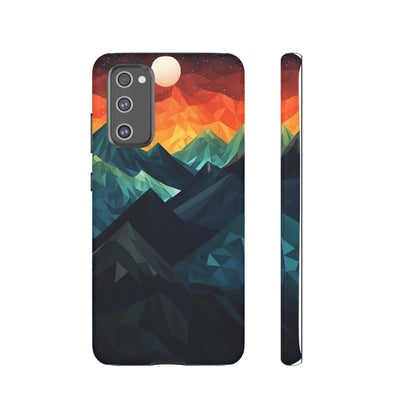 Mountain Abstract Tough Case | Embrace Nature's Beauty with a Durable Phone Case