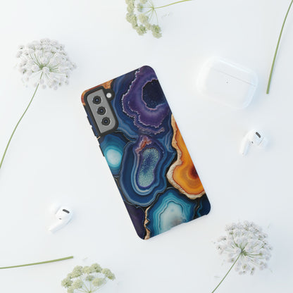 Agate Slice Geode Elegance: Natural Beauty Phone Case