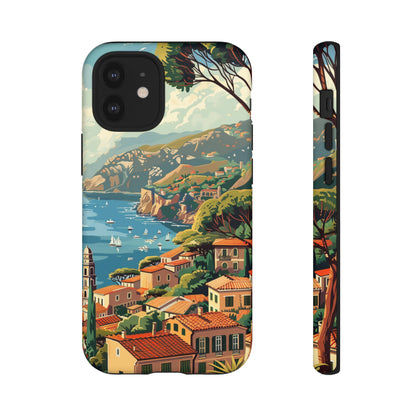 Midcentury French Riviera Landscape Painting Phone Case