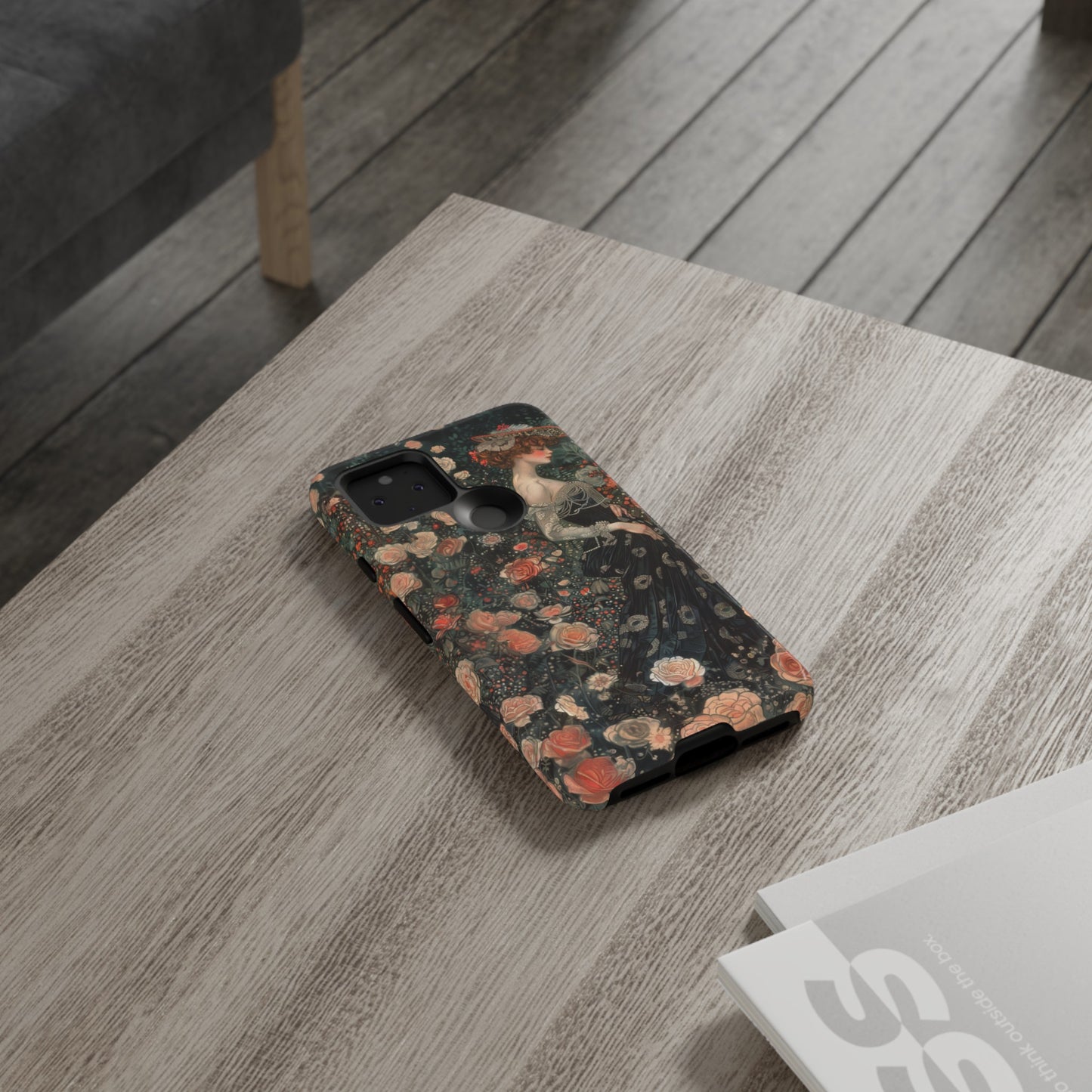 Art Nouveau French Floral Beauty Painting Phone Case