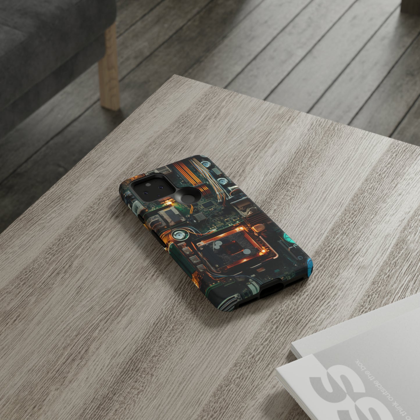 Circuit Board Themed Tough Phone Case