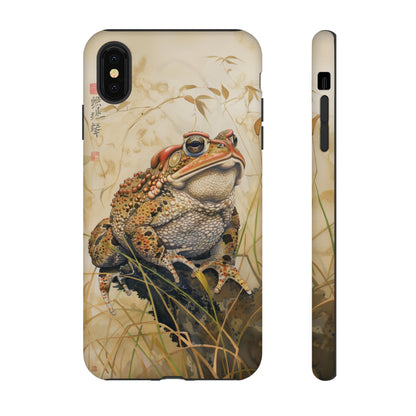 Toad on a Branch Japanese Style Art Painting Phone Case