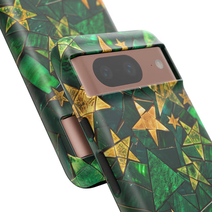 Green Celestial Stained Glass Mosaic Phone Case