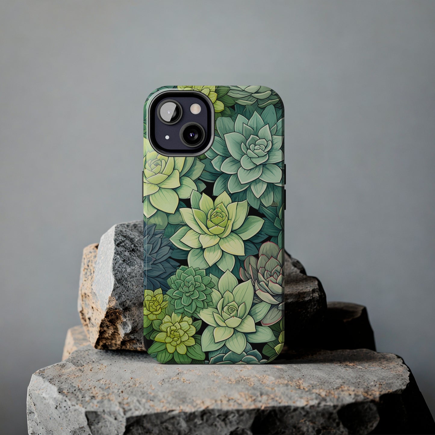 Succulent Desert Cactus Floral iPhone Case | Embrace the Beauty of Arid Elegance